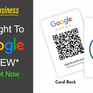 Google Review NFC Card With Negetive Review Remove